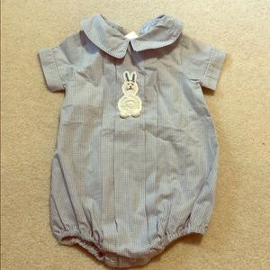 Baby boy bunny zucchini kids romper